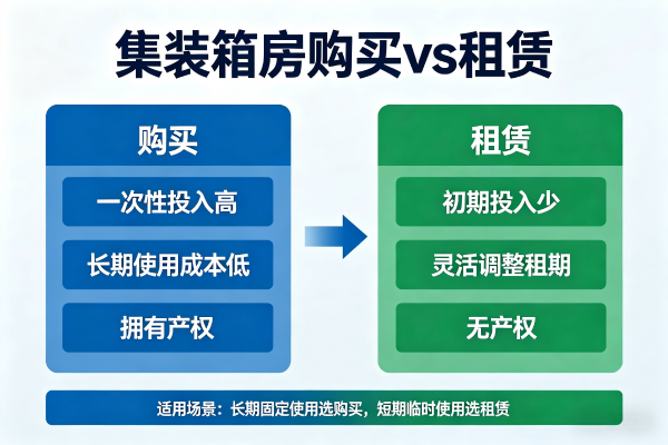 集装箱购买vs租赁 优缺点对比